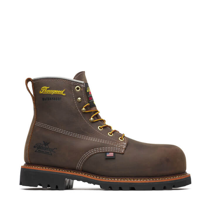 American Legacy Series 6” Crazy Horse Nano Safety Toe Insulated Waterproof Work Boot