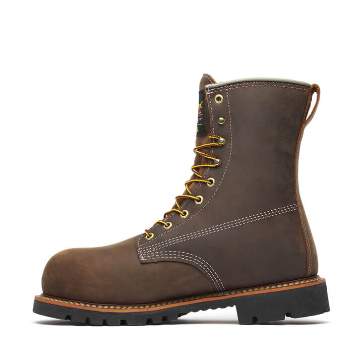 American Legacy Series 8” Crazy Horse Nano Safety Toe Insulated Waterproof Work Boot