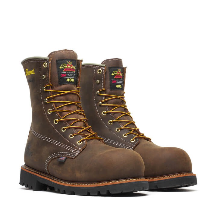 American Legacy Series 8” Crazy Horse Nano Safety Toe Insulated Waterproof Work Boot