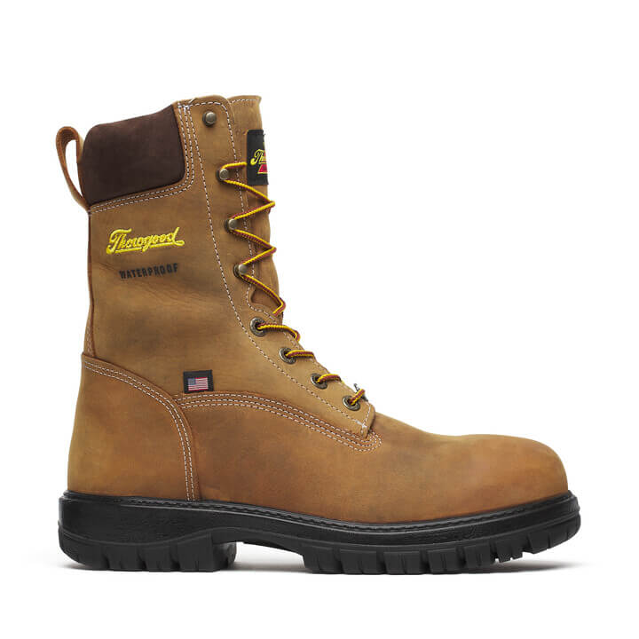 Genesis Series 8″ Chestnut Safety Toe Waterproof Work Boot