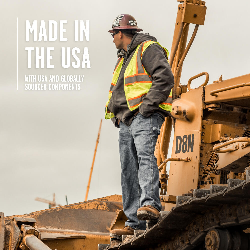 Genesis Series 8″ Chestnut Safety Toe Waterproof Work Boot