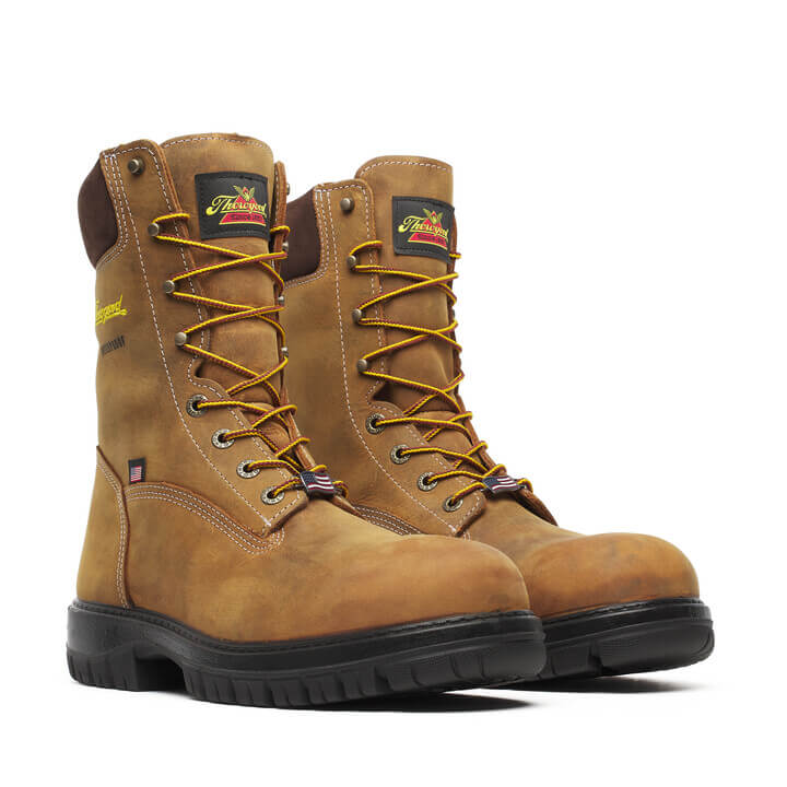 Genesis Series 8″ Chestnut Safety Toe Waterproof Work Boot