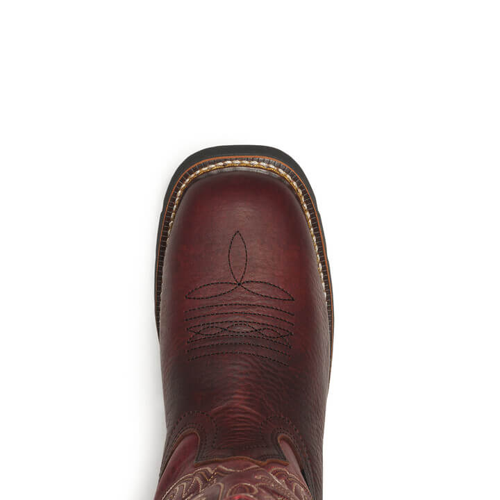 Western Work Series 11" Waterproof Chili/Crimson Non-Safety Toe Work Boot