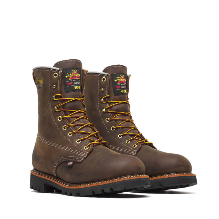 American Legacy Series 8” Crazy Horse Insulated Waterproof Work Boot