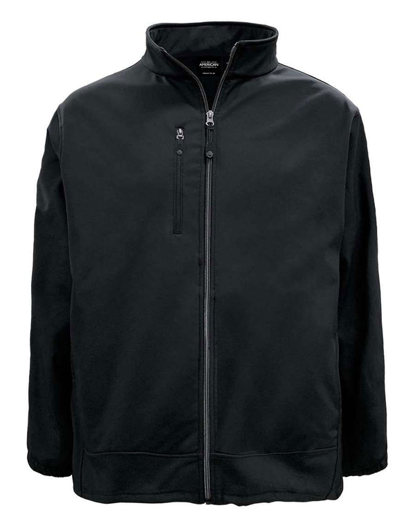 Men's 3 Layer Soft Shell Full Zip Jacket | Weather Resistant - All