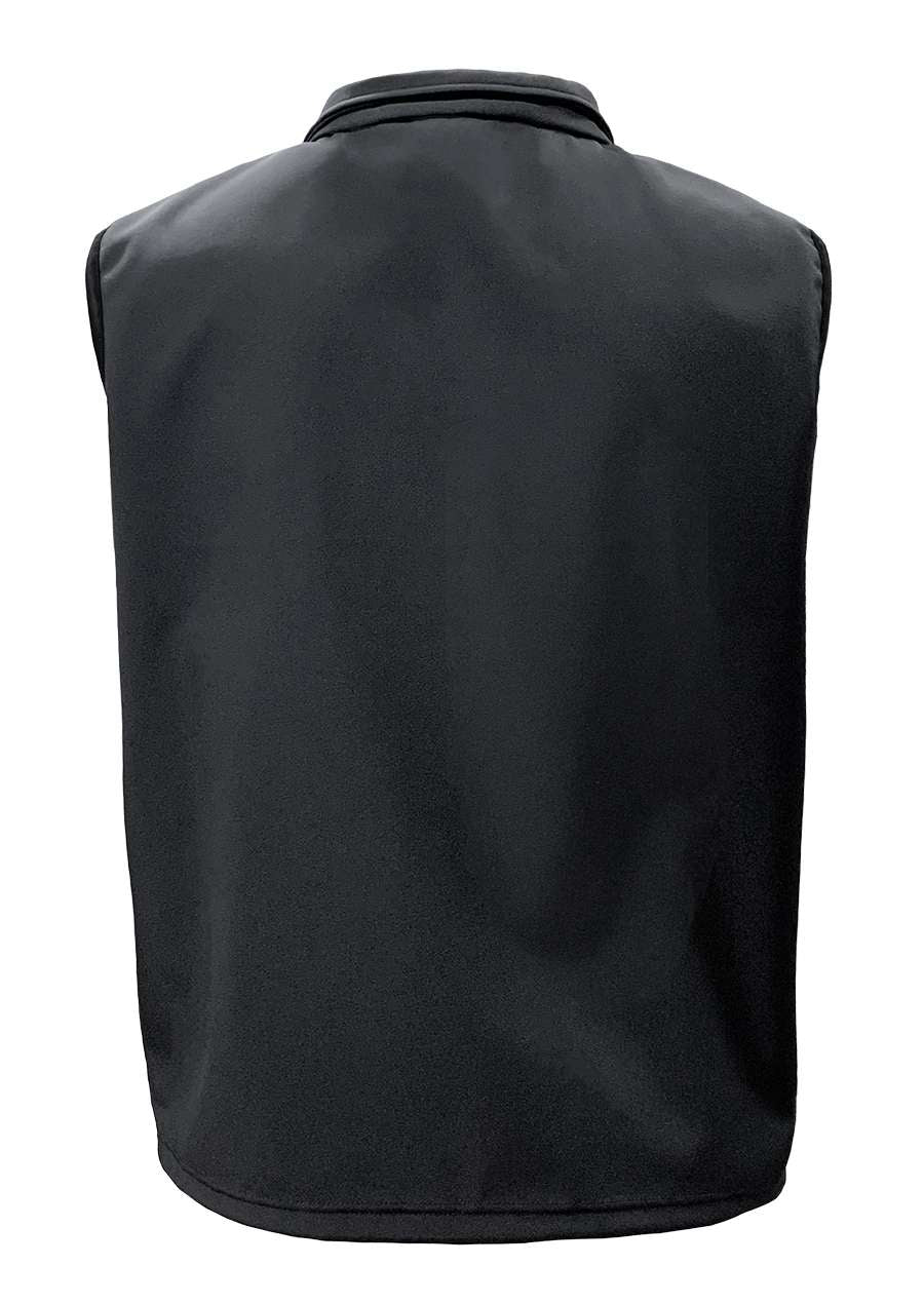 Men's 3 Layer Soft Shell Full-Zip Vest