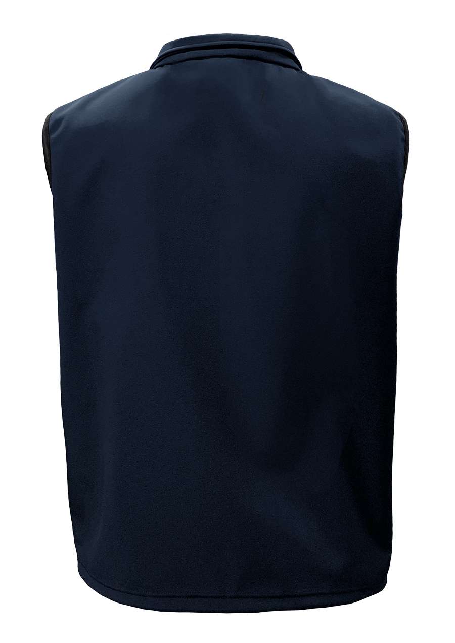 Men's 3 Layer Soft Shell Full-Zip Vest