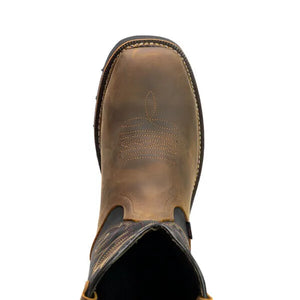 Black Waterproof Square Toe Wellington Safety Toe Thorogood