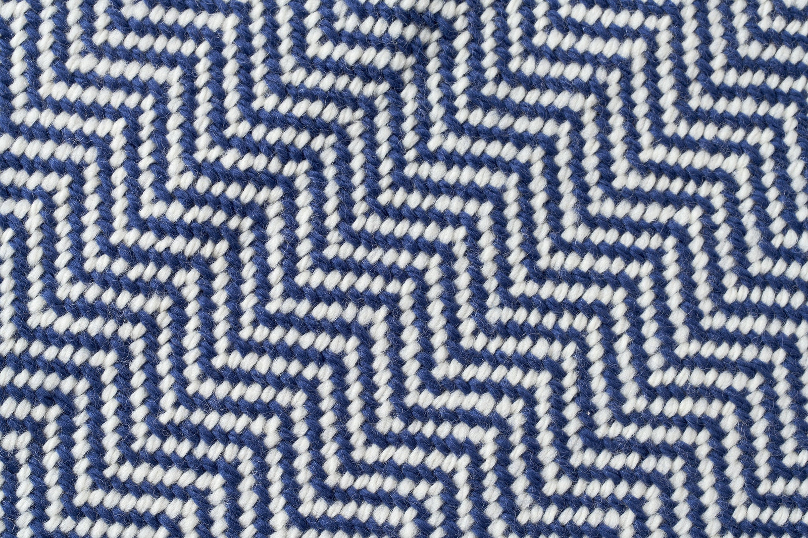 American Made Chevron Wool Throw Blanket