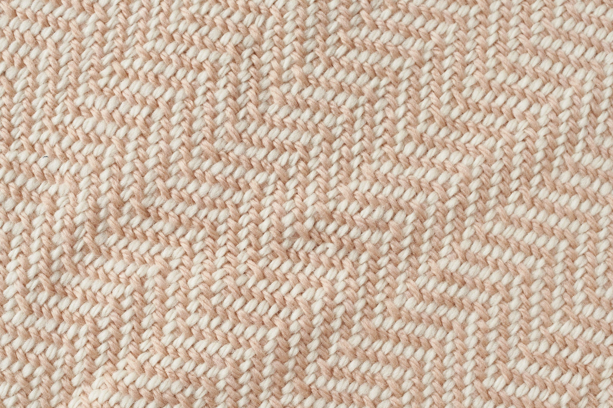 American Made Chevron Wool Throw Blanket