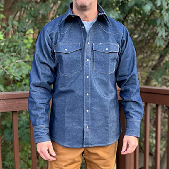 Lee × Ameri Vintage DENIM SHIRT Men's Lee Denim Shirt | Snaps | XL | eBay
