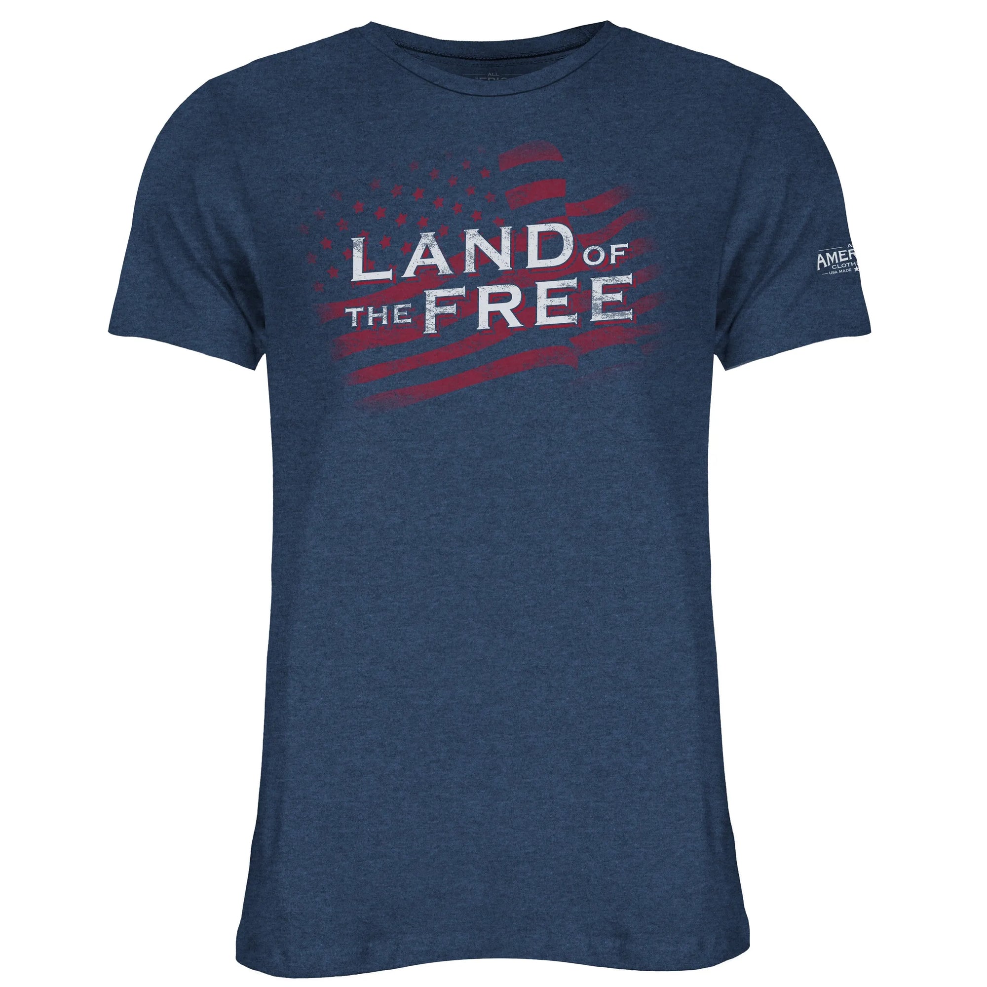 Flag Land of the Free Graphic T-Shirt All American Clothing Co