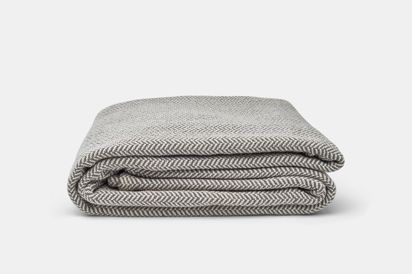 American Made Herringbone Weave Cotton Blanket