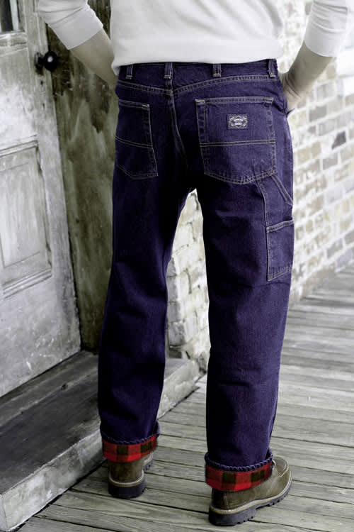 Flannel Lined Hybrid Carpenter Jean – USA Made Warmth - All