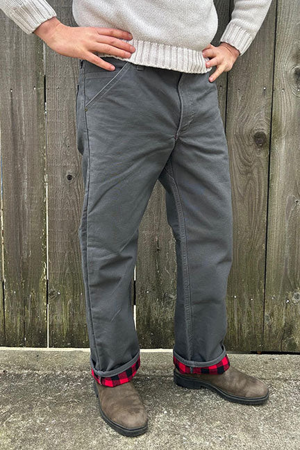 Flannel Lined Canvas Work Pant