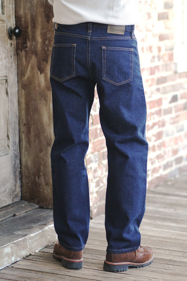 Gusset Regular Fit Jean - Industrial Blue