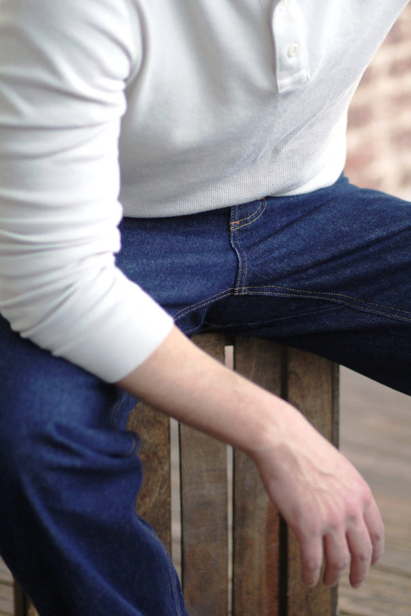 Gusset Regular Fit Jean - Industrial Blue