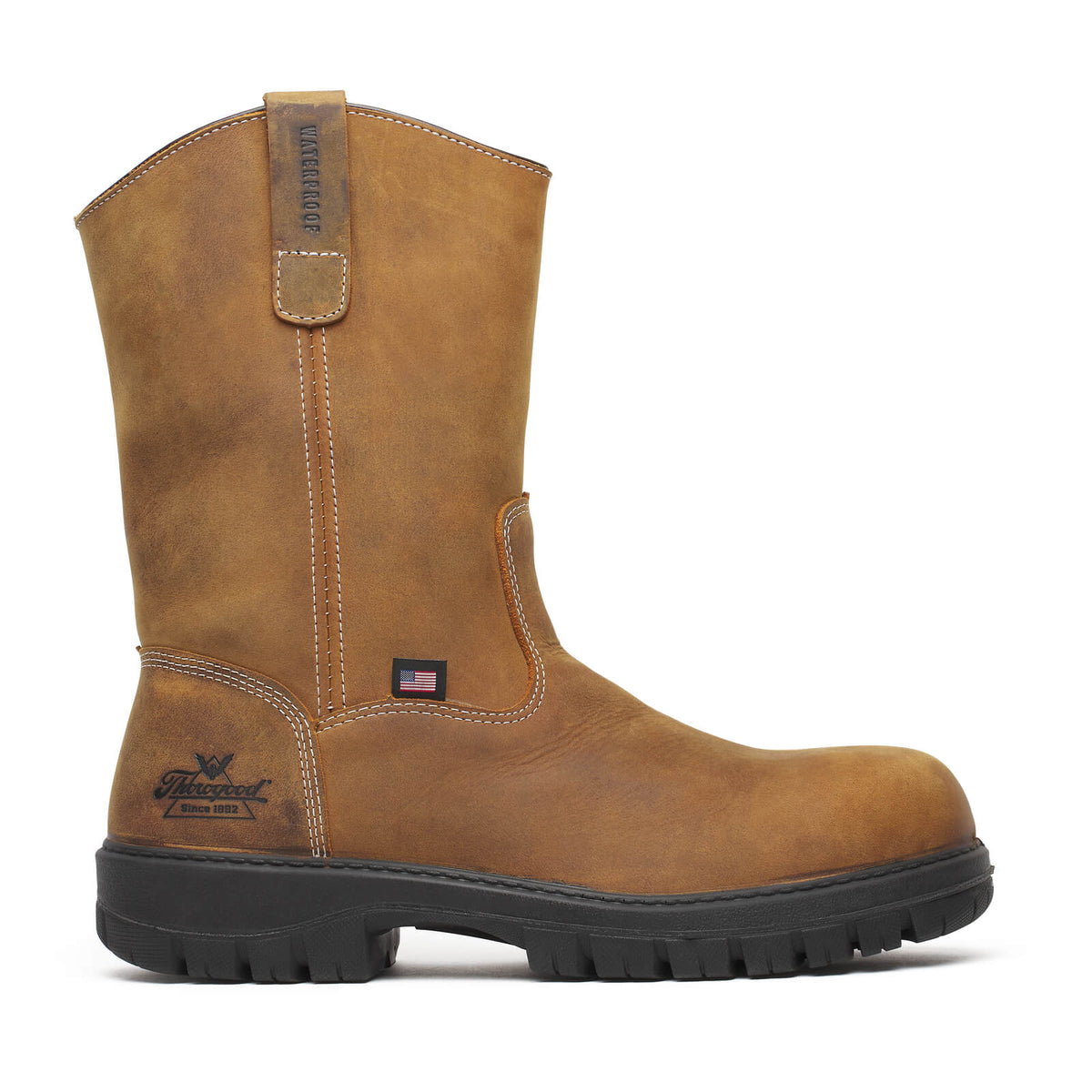 Genesis Series 11″ Chestnut Safety Toe Waterproof Work Boot Thorogood