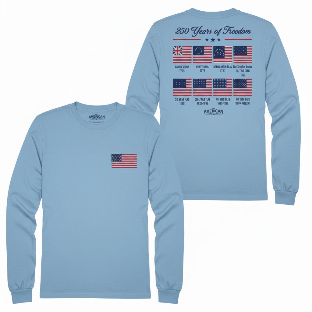 Heavyweight Pocket Tee FLAG250 All American Clothing Co
