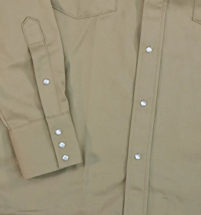 Heavyweight Khaki Work Shirt - Made in USA