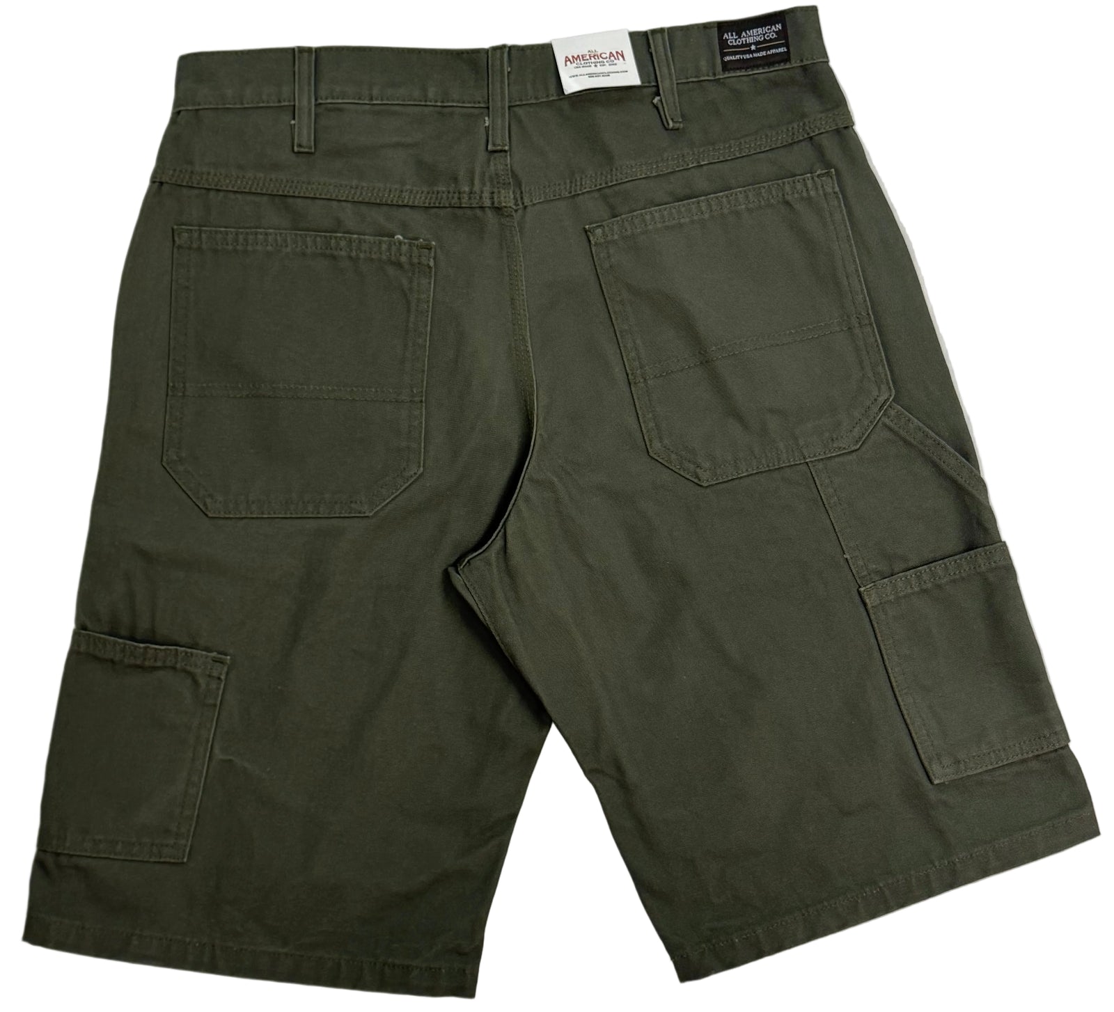 12 oz Duck Canvas Carpenter Short - Moss