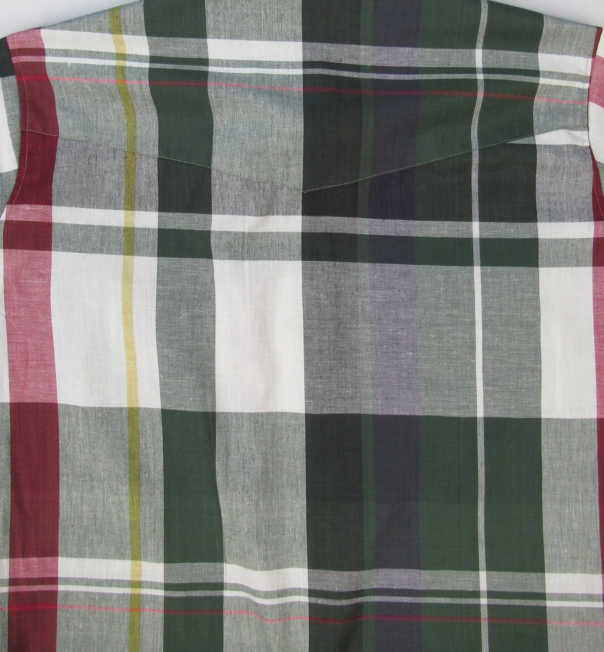 Men's Oversized Long Sleeve Plaid Shirt with Snaps