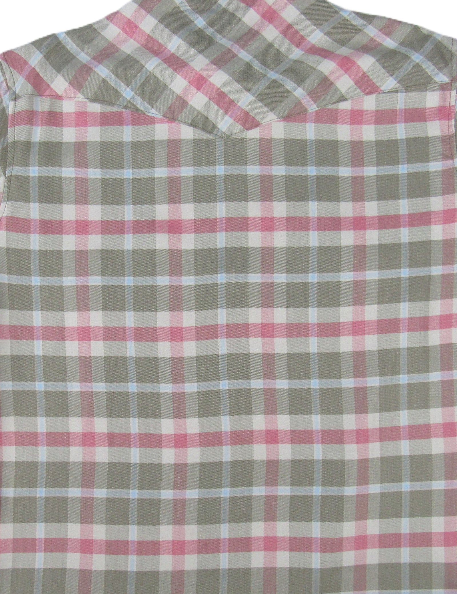 Men's Long Sleeve Olive Green Plaid Shirt