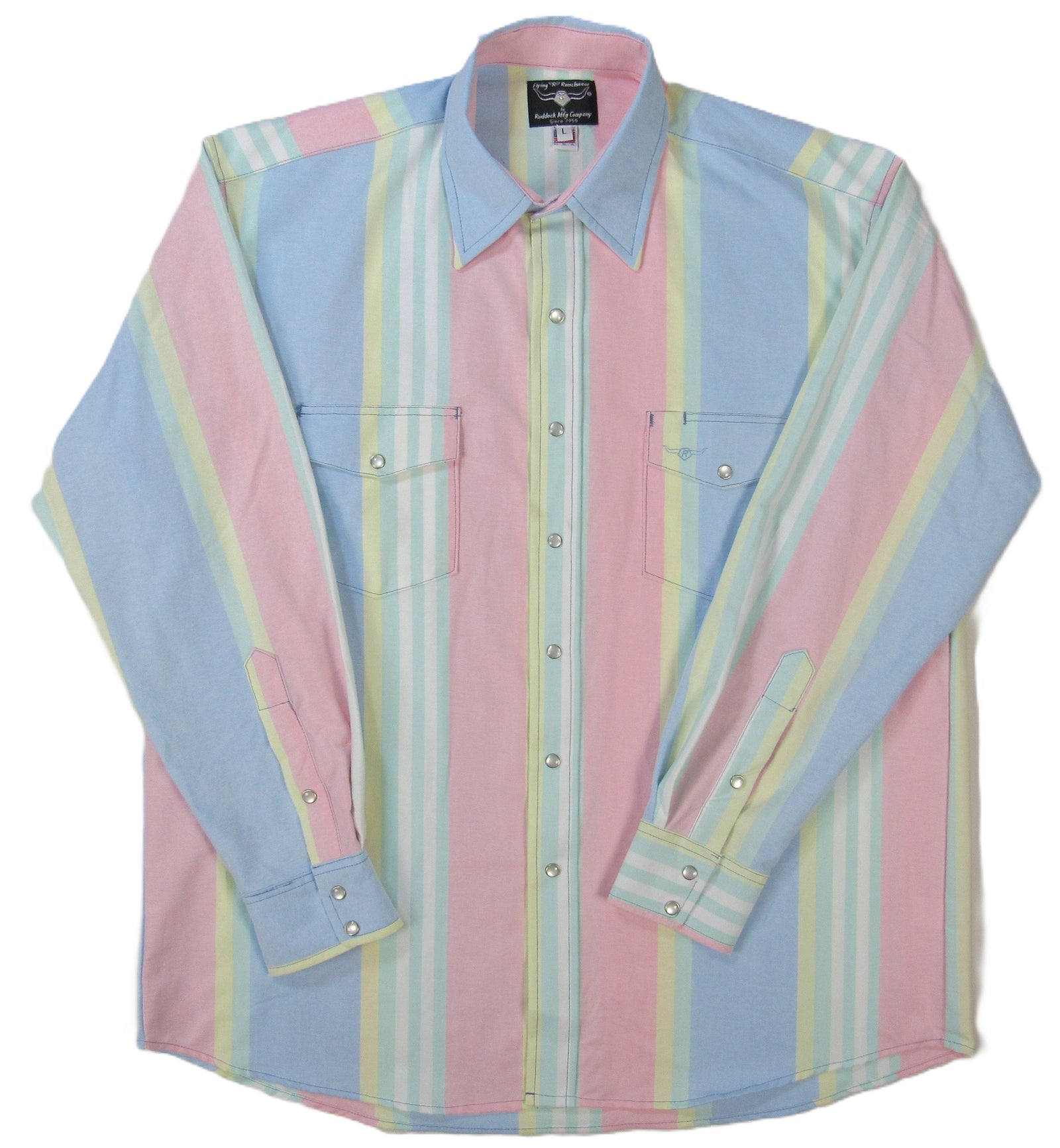 Men's Long Sleeve Retro Stripe Shirt