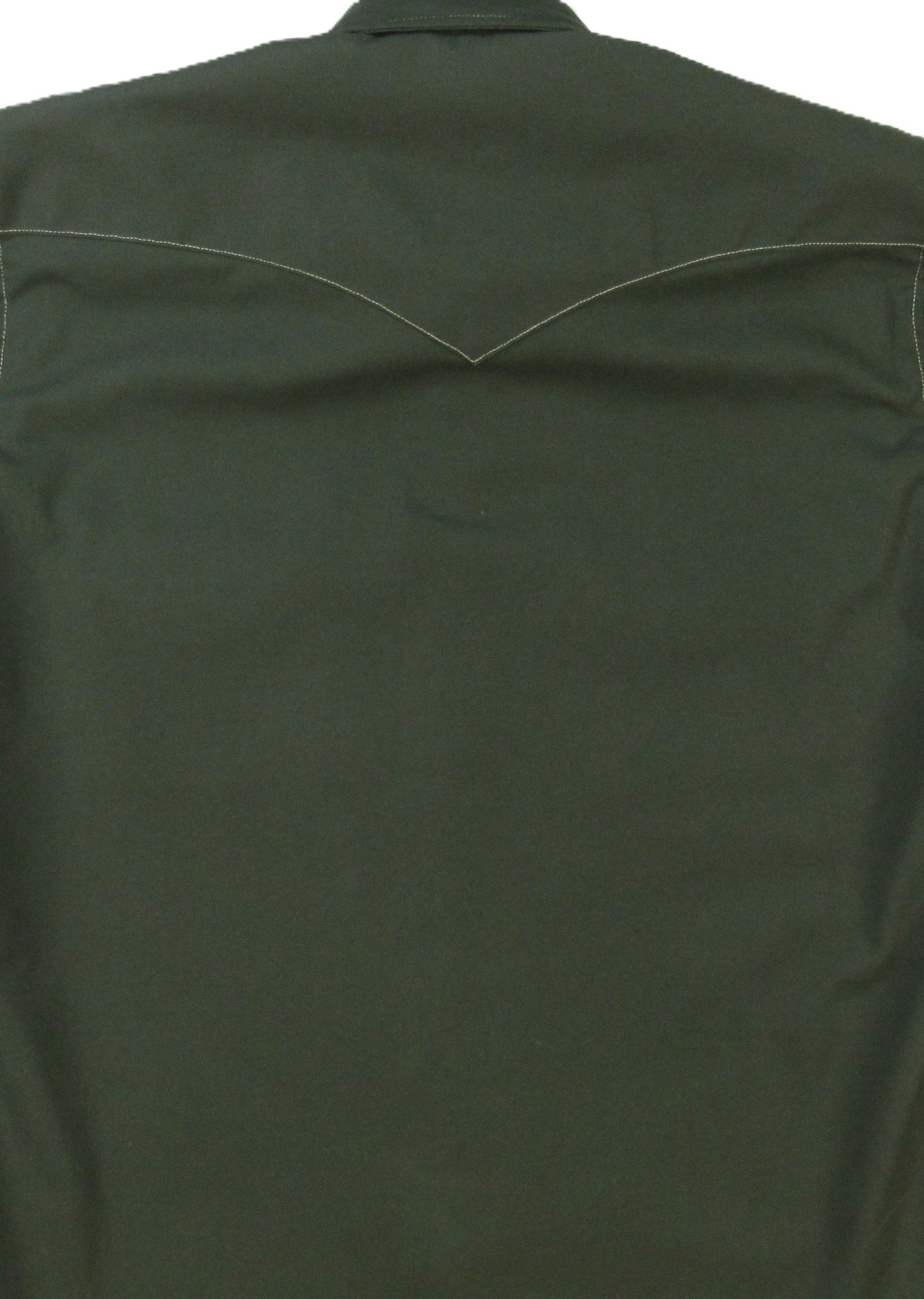 Men's Long Sleeve Rigid Canvas Snap-Front Shirt