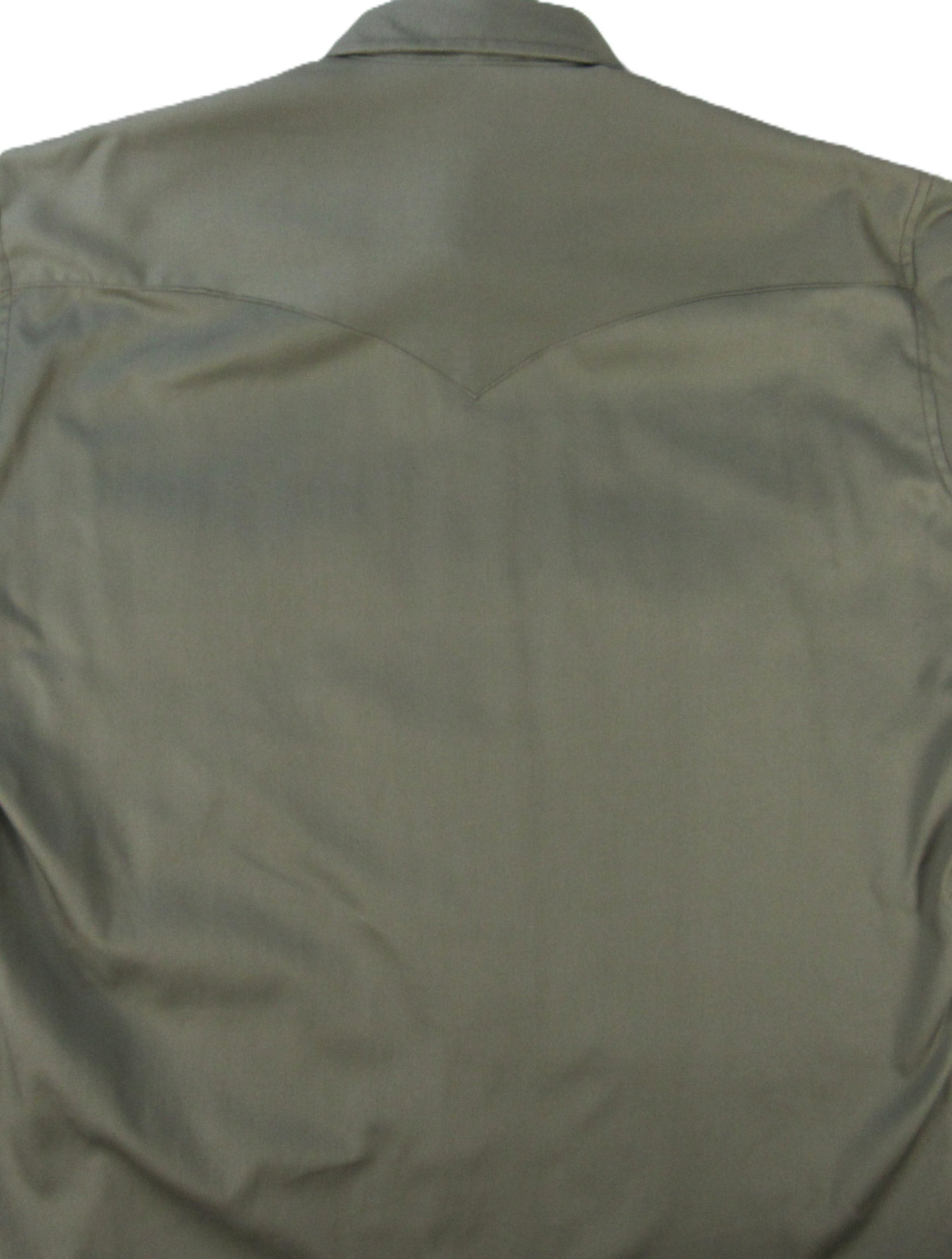 Men's Long Sleeve Solid Twill Safari Green Shirt