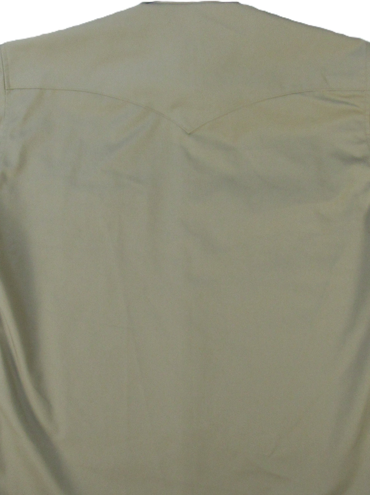 Men's Long Sleeve Solid Twill Khaki Shirt