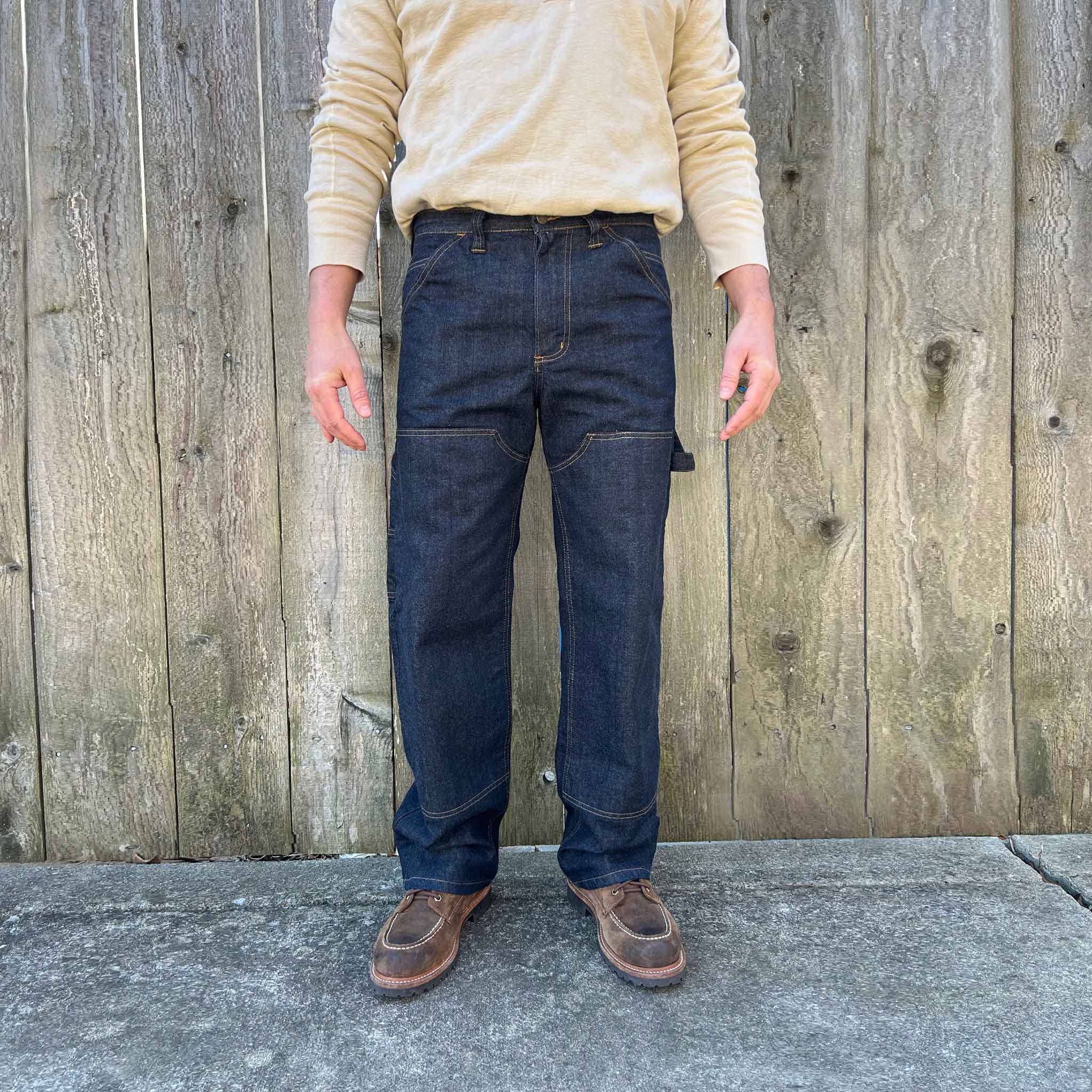 All American Clothing - Men's Original Jean with Gusset - Made in USA Medium Stonewash