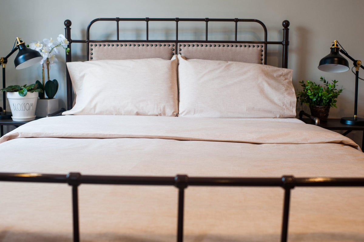 American Made Colored Cotton Bed Sheet Set