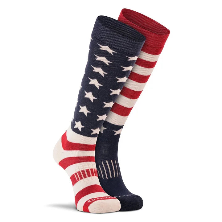 Old Glory Medium Weight Over-the-Calf Sock All American Clothing Co