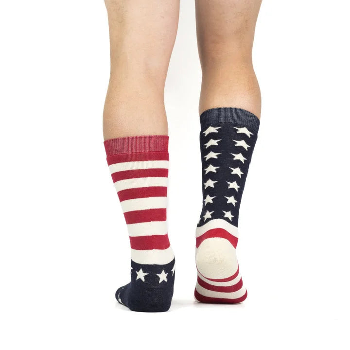 Old Glory Medium Weight Over-the-Calf Sock All American Clothing Co