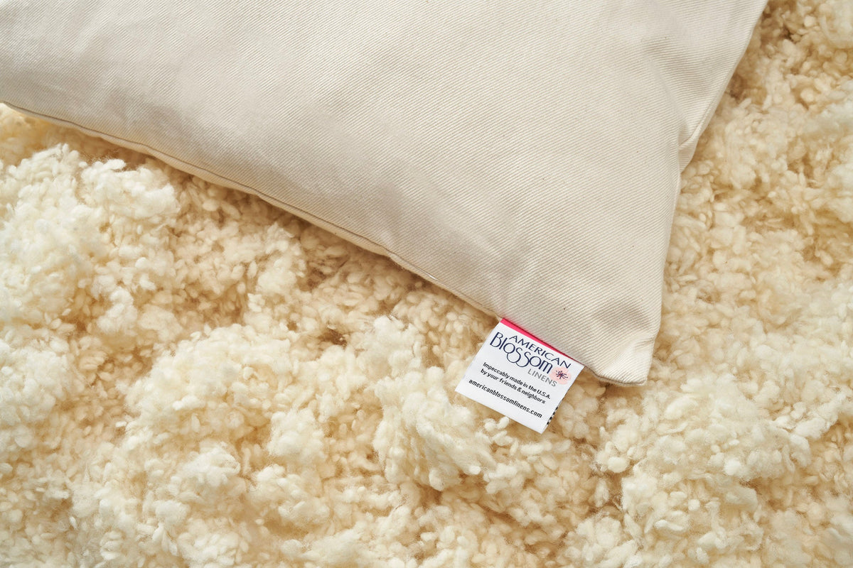 American Made Wool-Filled Pillow
