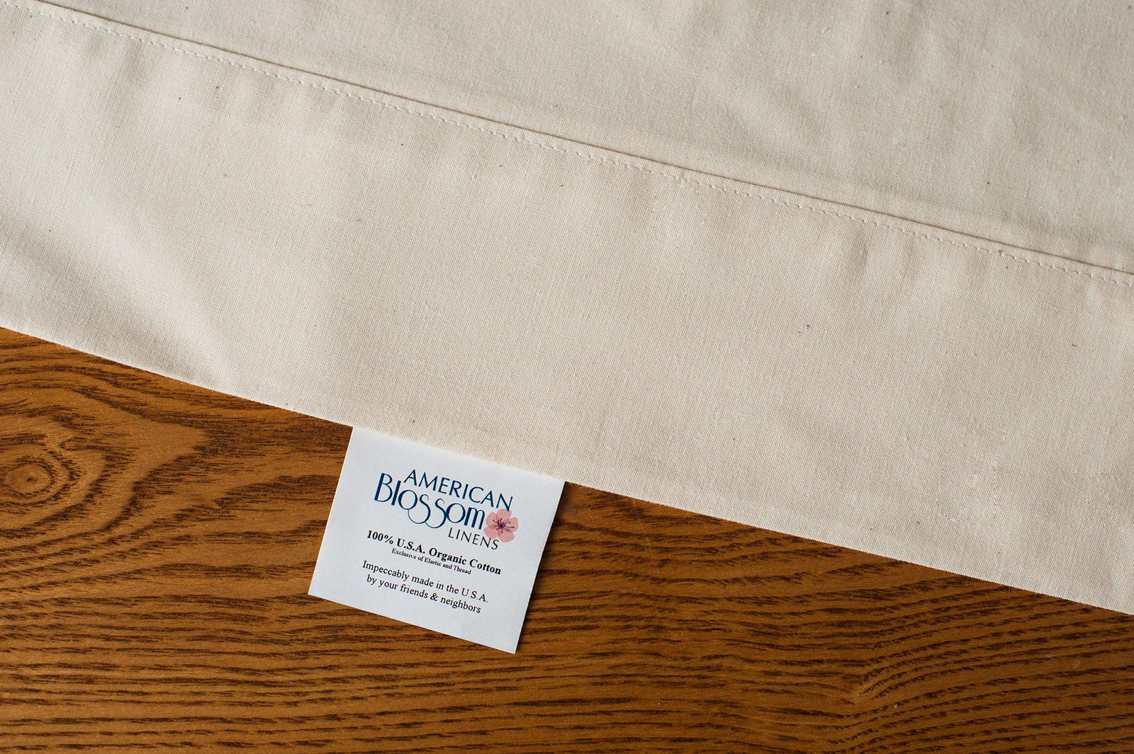 American Made Natural Cotton Bed Pillowcases