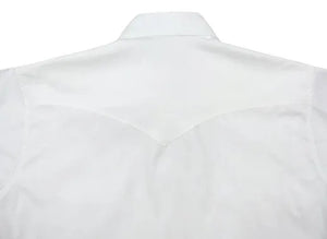 Short Sleeve Solid Pinpoint Oxford - White Ruddock