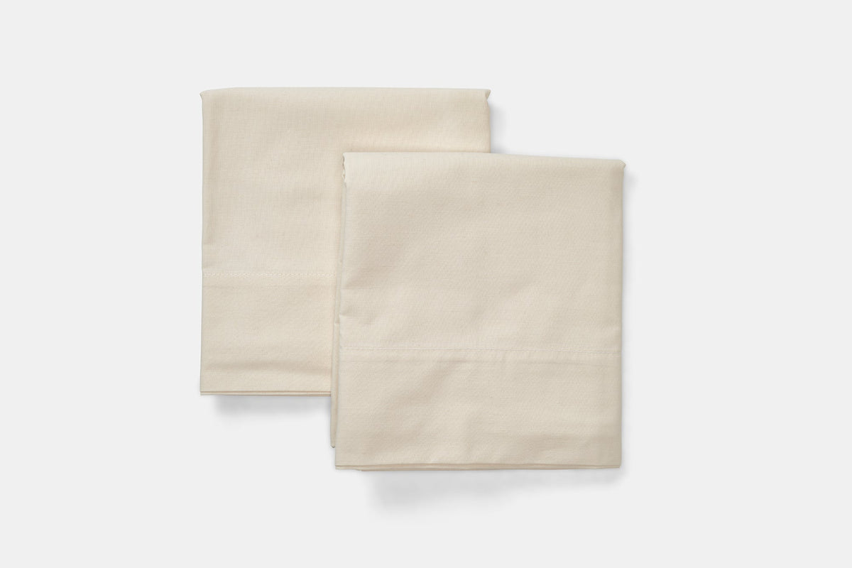 American Made Natural Cotton Bed Pillowcases