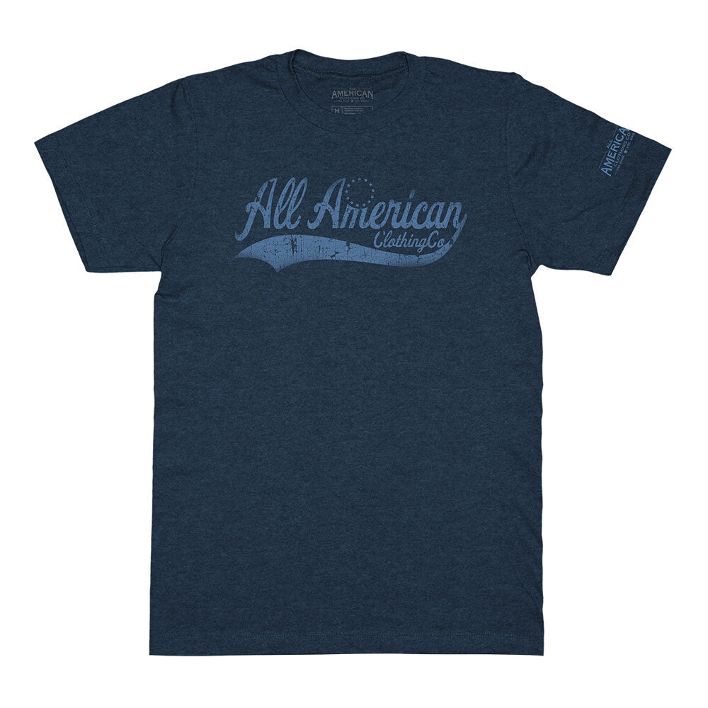Blue Vintage Logo T-Shirt