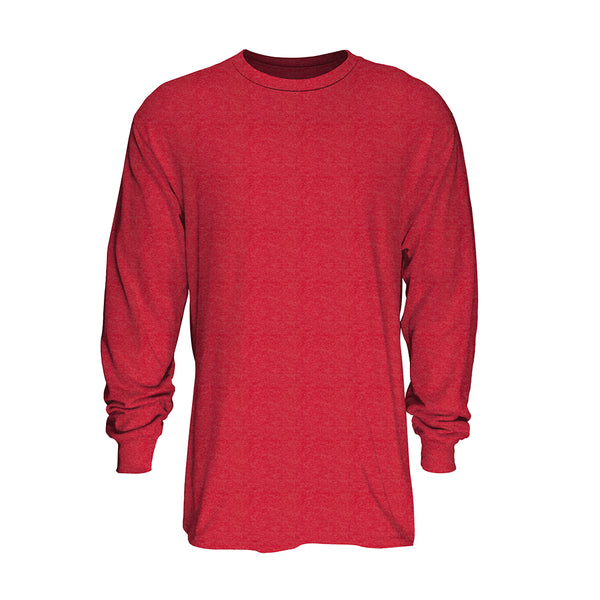 t*o様 SOMETHING AMERIACN SLEEVE ALL IN ON Long Sleeve 60/40 Crew Neck Shirt | All American Clothing - All