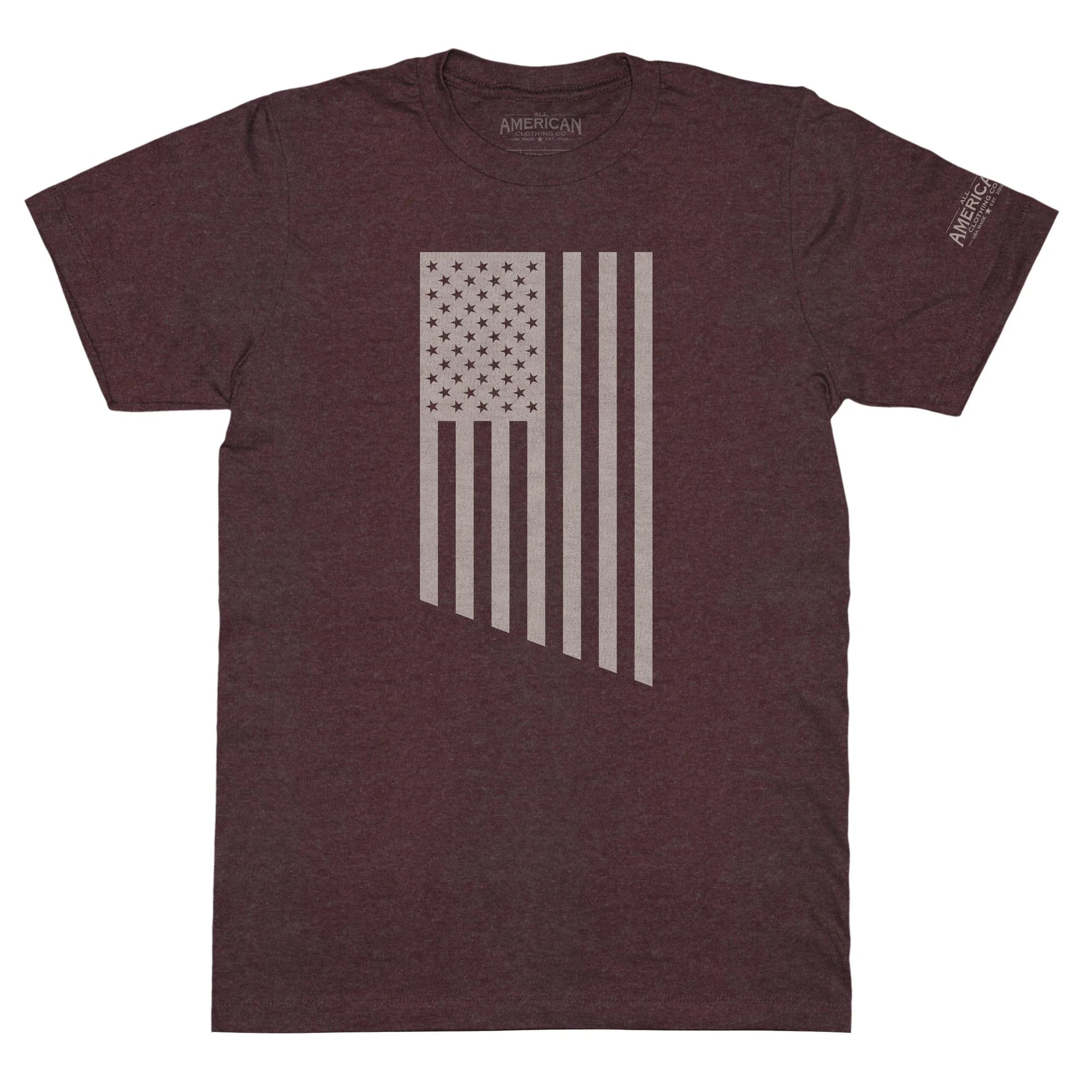 Vertical Flag Graphic T-Shirt All American Clothing Co.