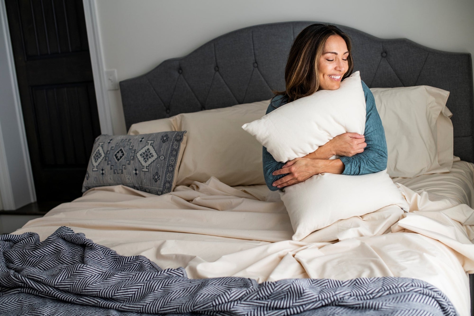 American Made Wool-Filled Pillow
