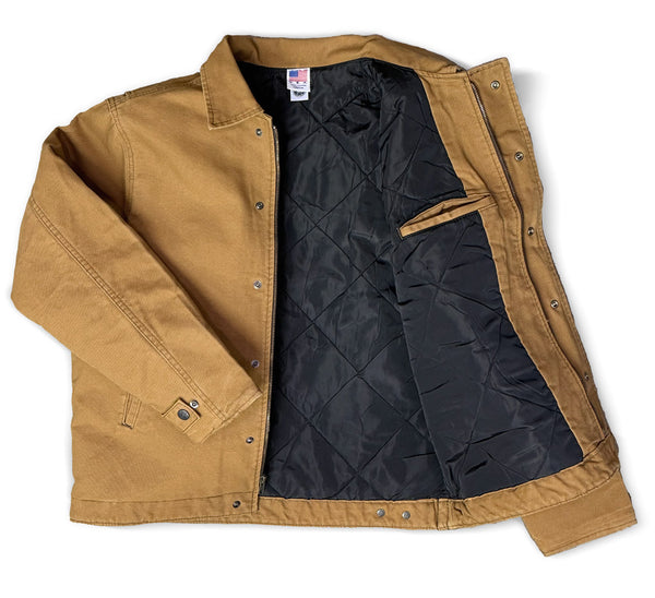 Men's Quilt-Lined Canvas Work Jacket - Ranch