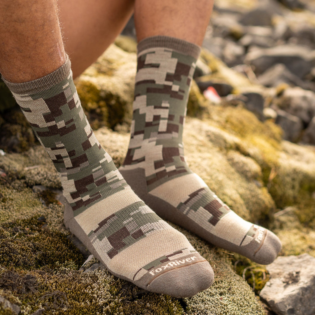 Digi Camo Crew Military Sock
