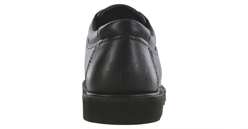 Men’s Black Slip-On Leather Loafer w/ Slip-Resistant Sole