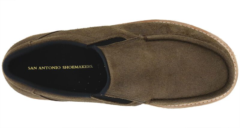 Men’s Brown Slip-On Leather Loafer w/ Slip-Resistant Sole