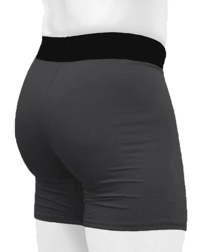 All American Clothing Co. - Men's VIP Boxer Brief Underwear with Fly Opening - 3-PACK