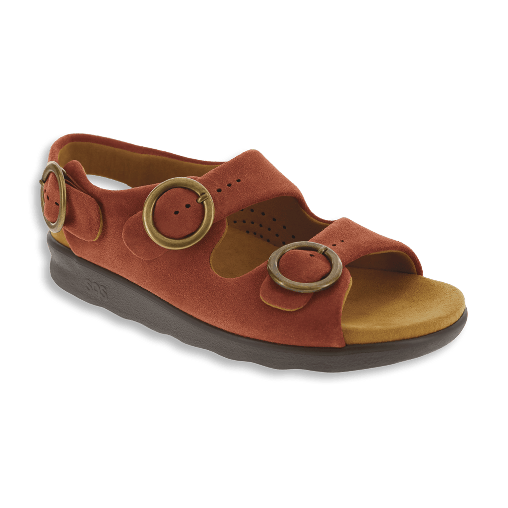 SAS Relaxed Women's Sandal - Rust