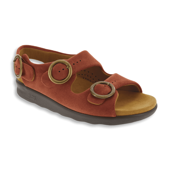 SAS Relaxed Women's Sandal - Rust